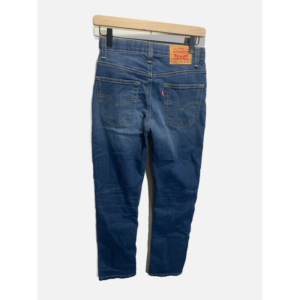 Levi's‎ 514 Straight Fit Jeans Boys 16 Reg Blue Denim Classic Casual School